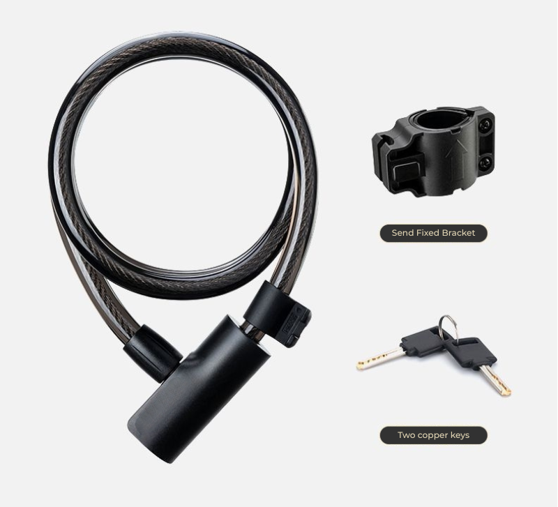 Verrou de vélo portable