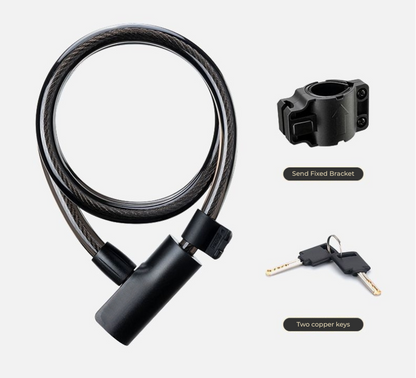 Verrou de vélo portable